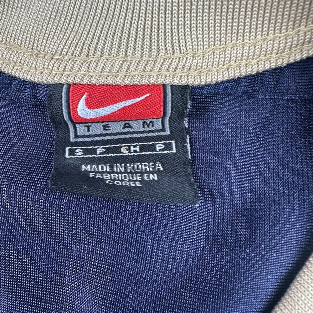 Nike Navy Midshipmen Roger Staubach 12 Football Jersey Mens Small Navy Blue Mesh